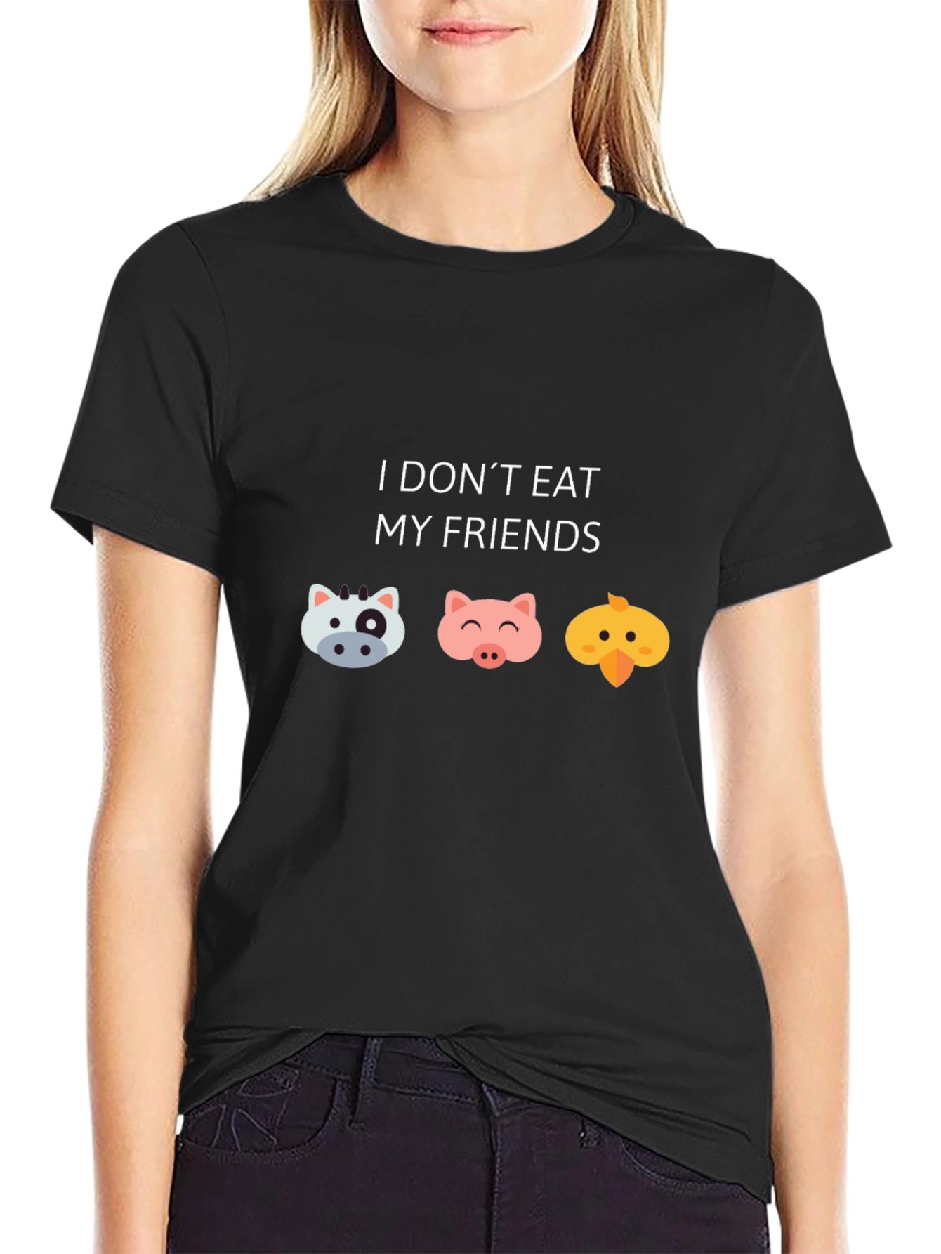 Vegan T-Shirt - I Dont Eat My Friends