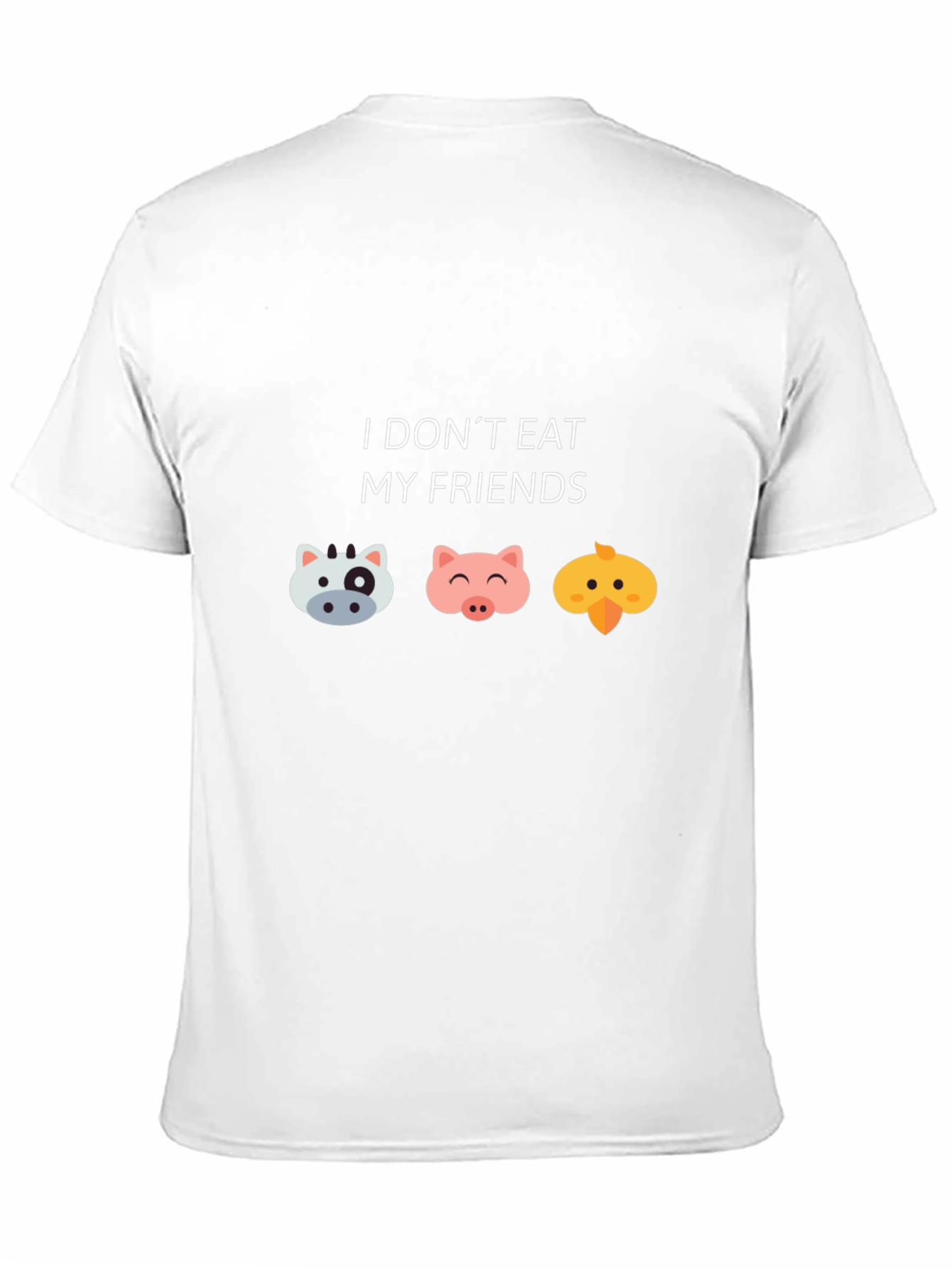 Vegan T-Shirt - I Dont Eat My Friends