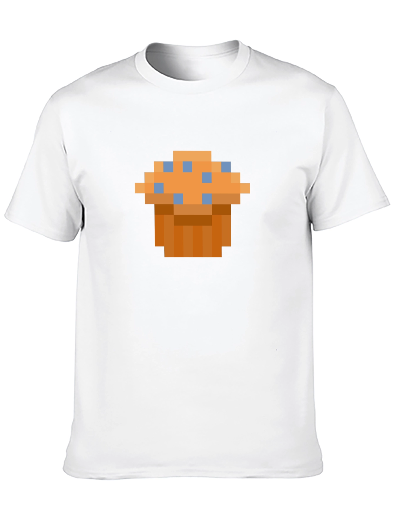 Pixel Art Muffin T-Shirt - Retro Gaming Style