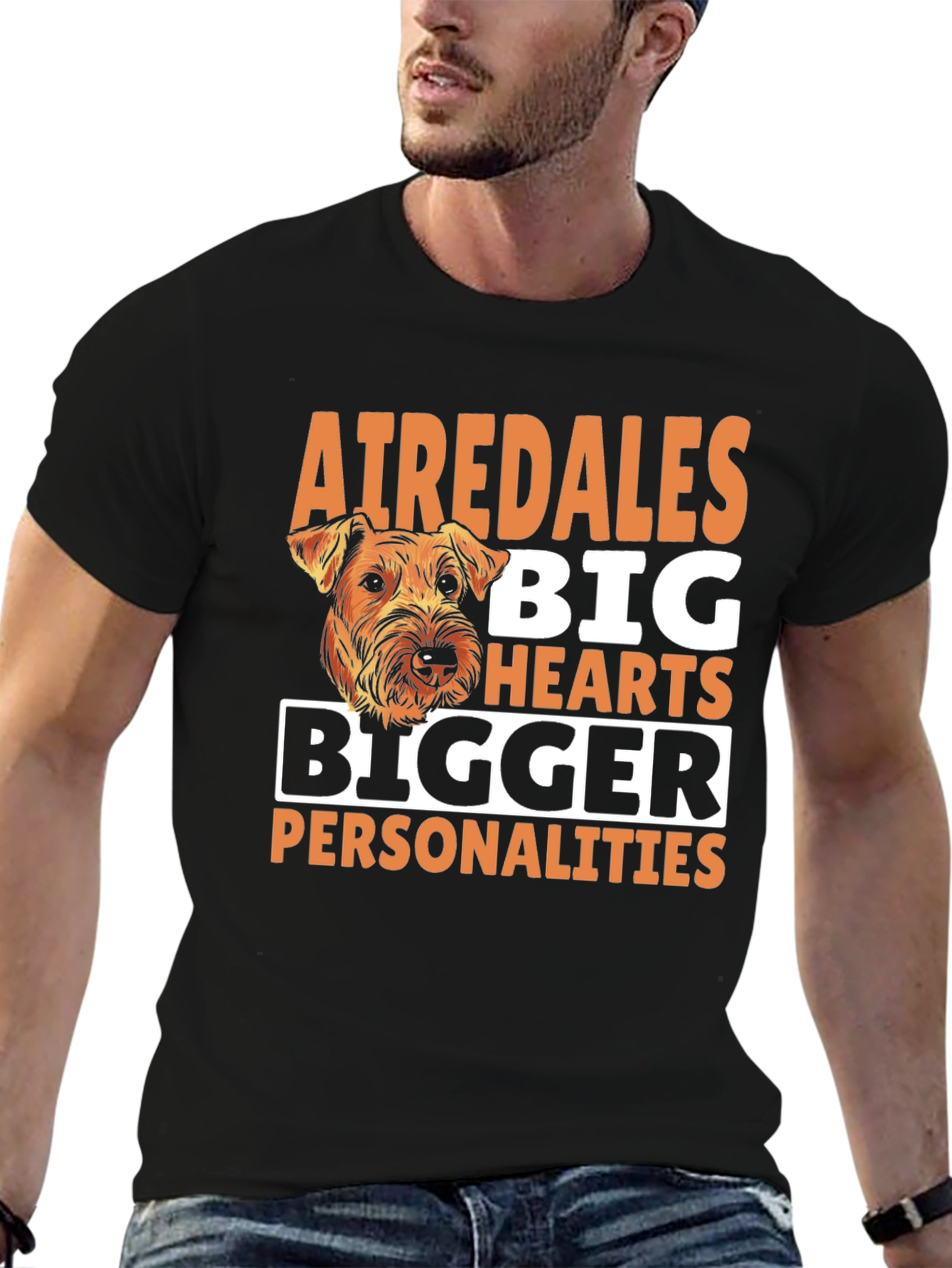 Airedales Big Hearts T-Shirt