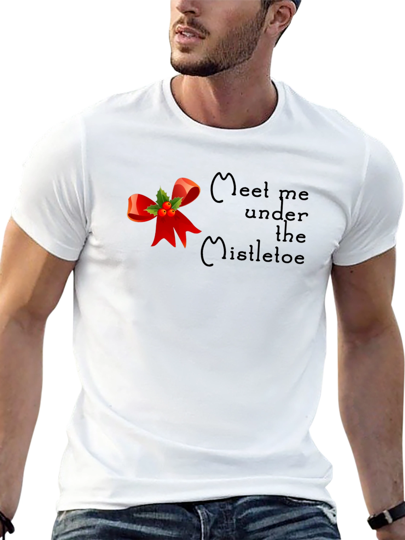 Mistletoe Christmas Graphic Tee