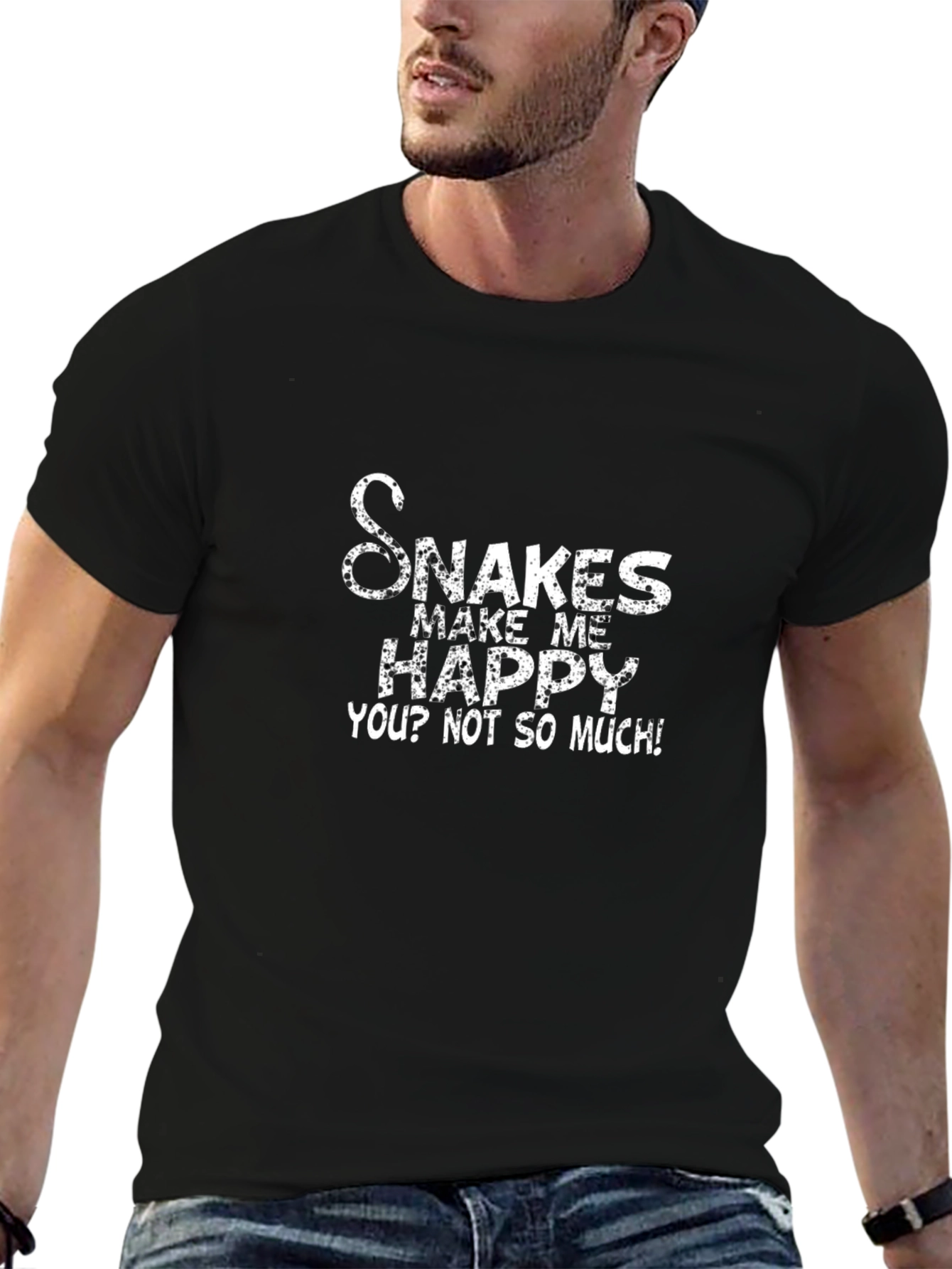Snakes Make Me Happy Graphic Tee