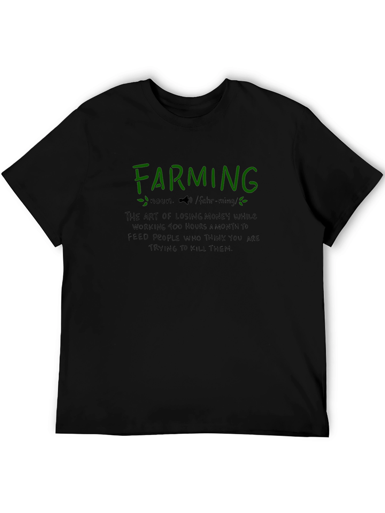 Farming Definition Graphic Tee