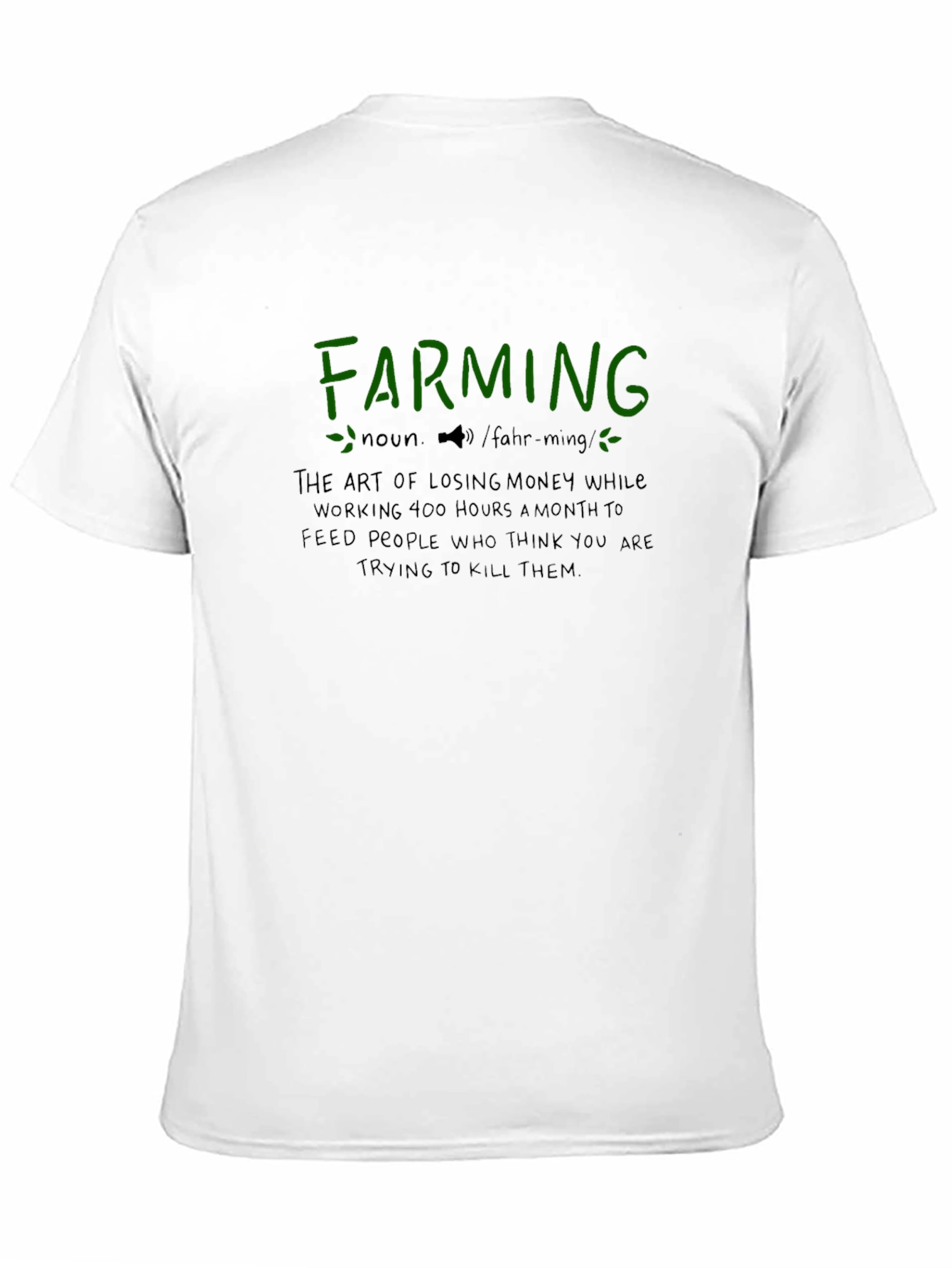Farming Definition Graphic Tee