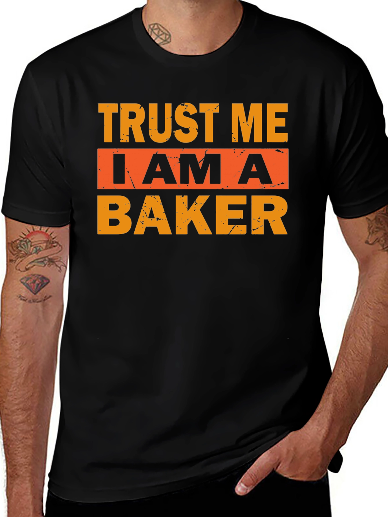 Trust Me I Am A Baker T-Shirt - Black