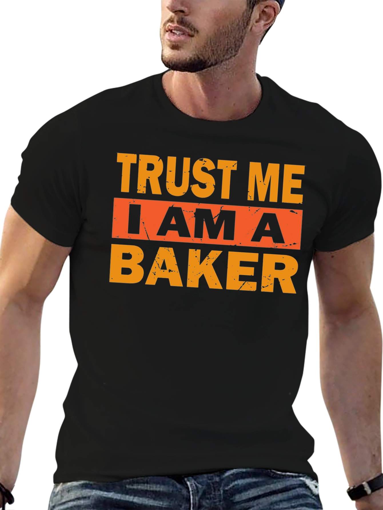 Trust Me I Am A Baker T-Shirt - Black