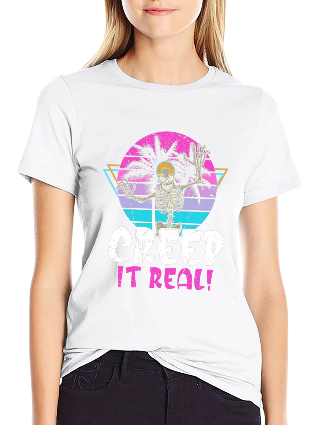Creep It Real Skeleton Graphic Tee