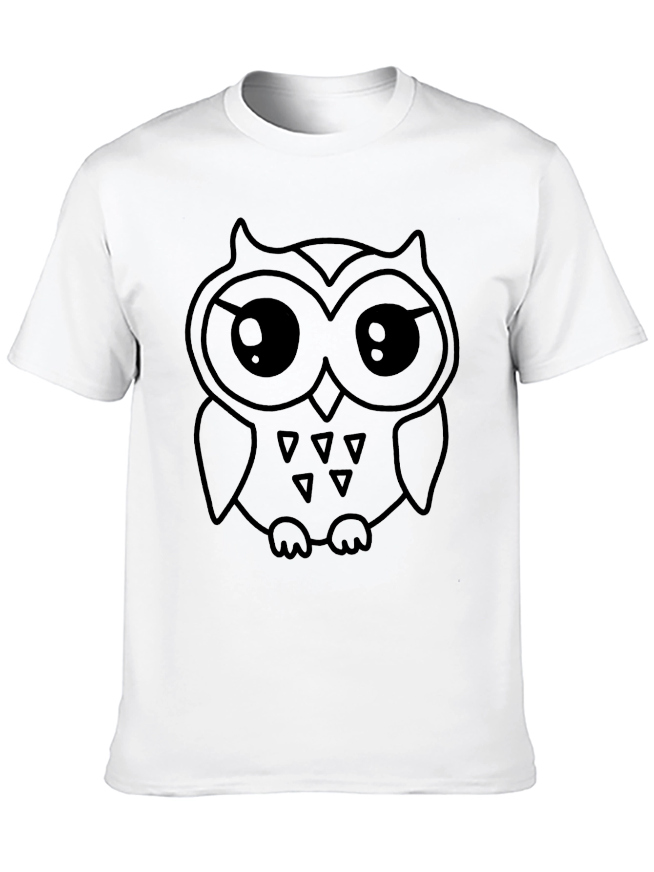 Black Owl Graphic Tee - Casual Style