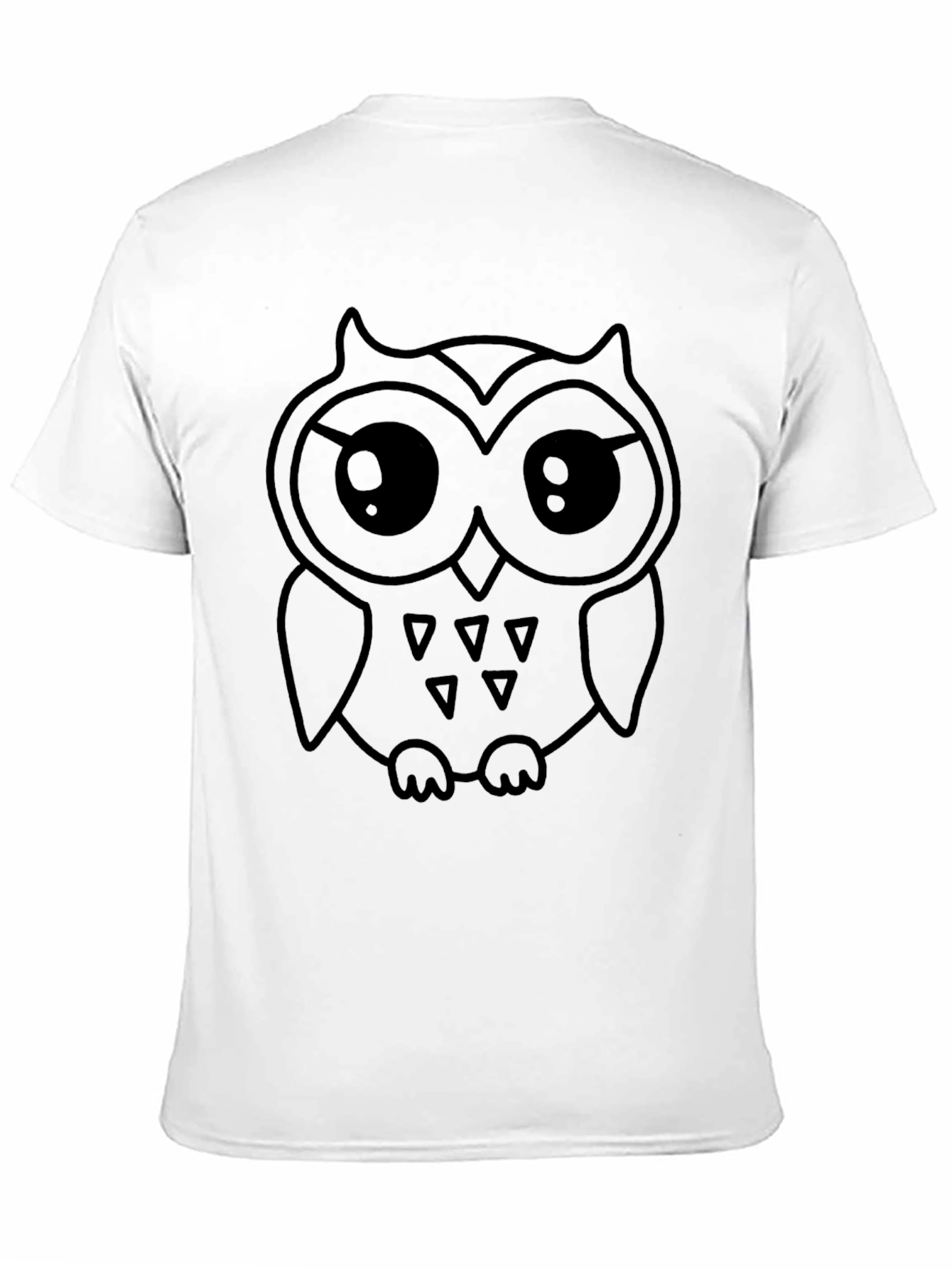 Black Owl Graphic Tee - Casual Style