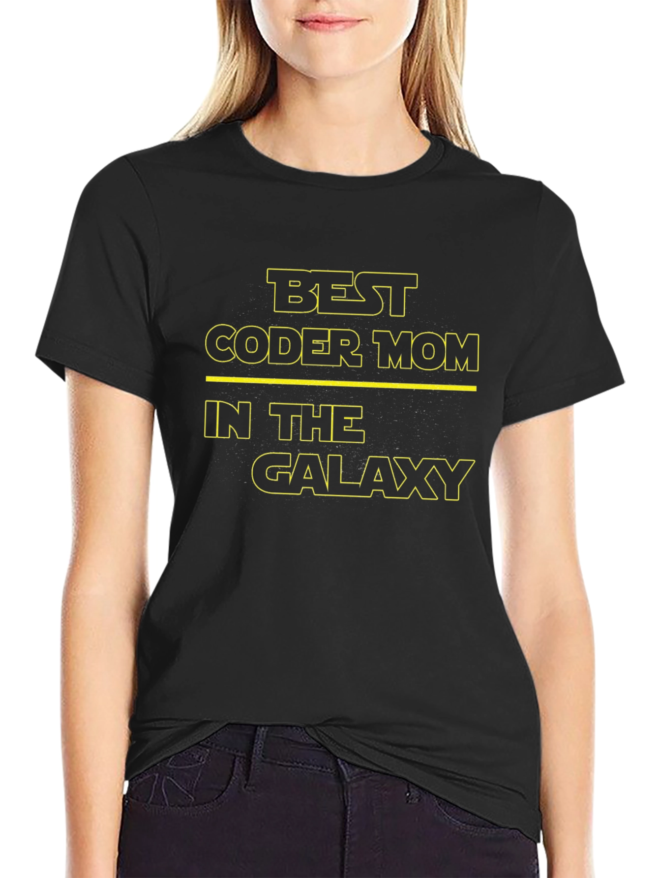 Best Coder Mom Galaxy T-Shirt