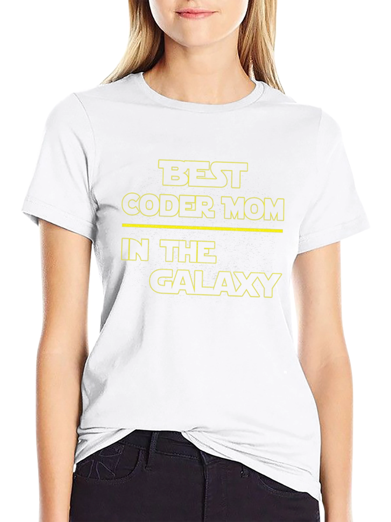 Best Coder Mom Galaxy T-Shirt