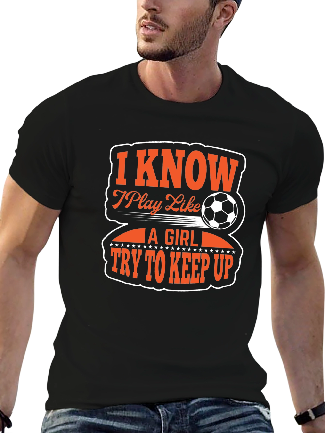 I Know I Play Like A Girl Soccer T-Shirt