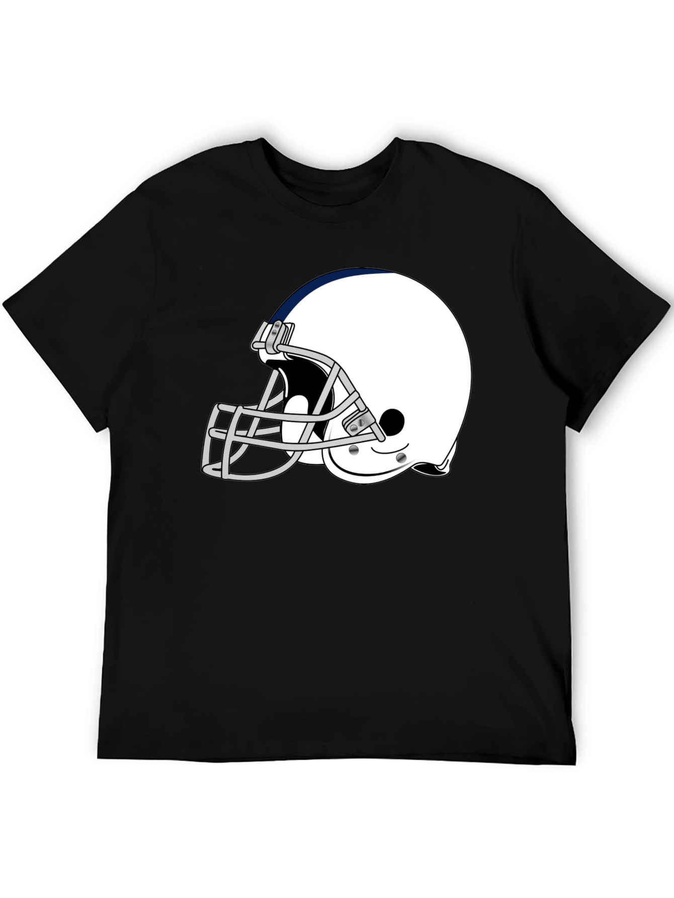 Football Helmet Graphic T-Shirt - Classic Design
