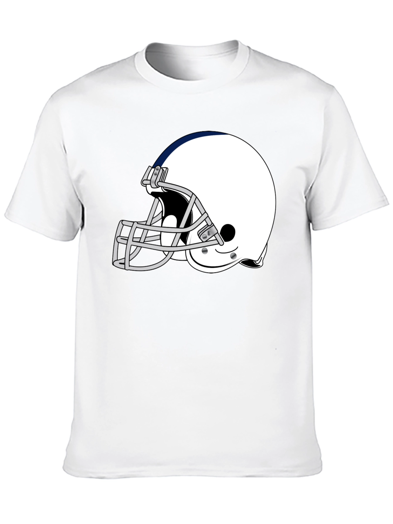 Football Helmet Graphic T-Shirt - Classic Design
