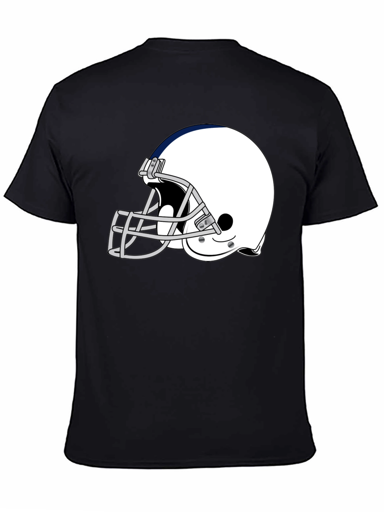 Football Helmet Graphic T-Shirt - Classic Design