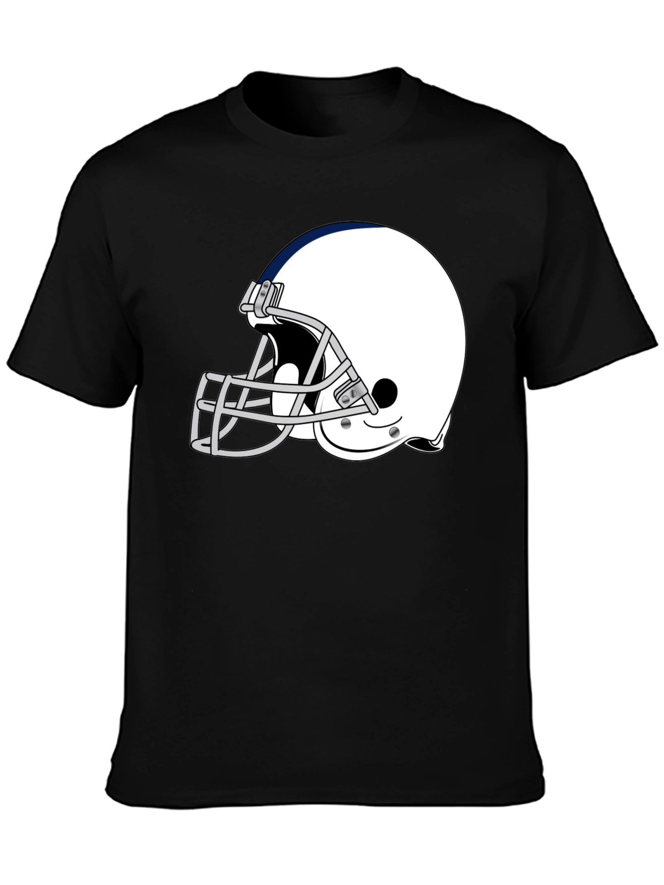 Football Helmet Graphic T-Shirt - Classic Design