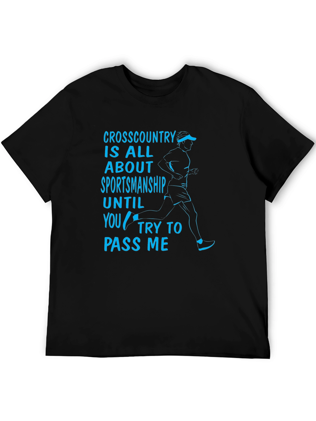 Funny Cross Country Sportsmanship Graphic T-Shirt