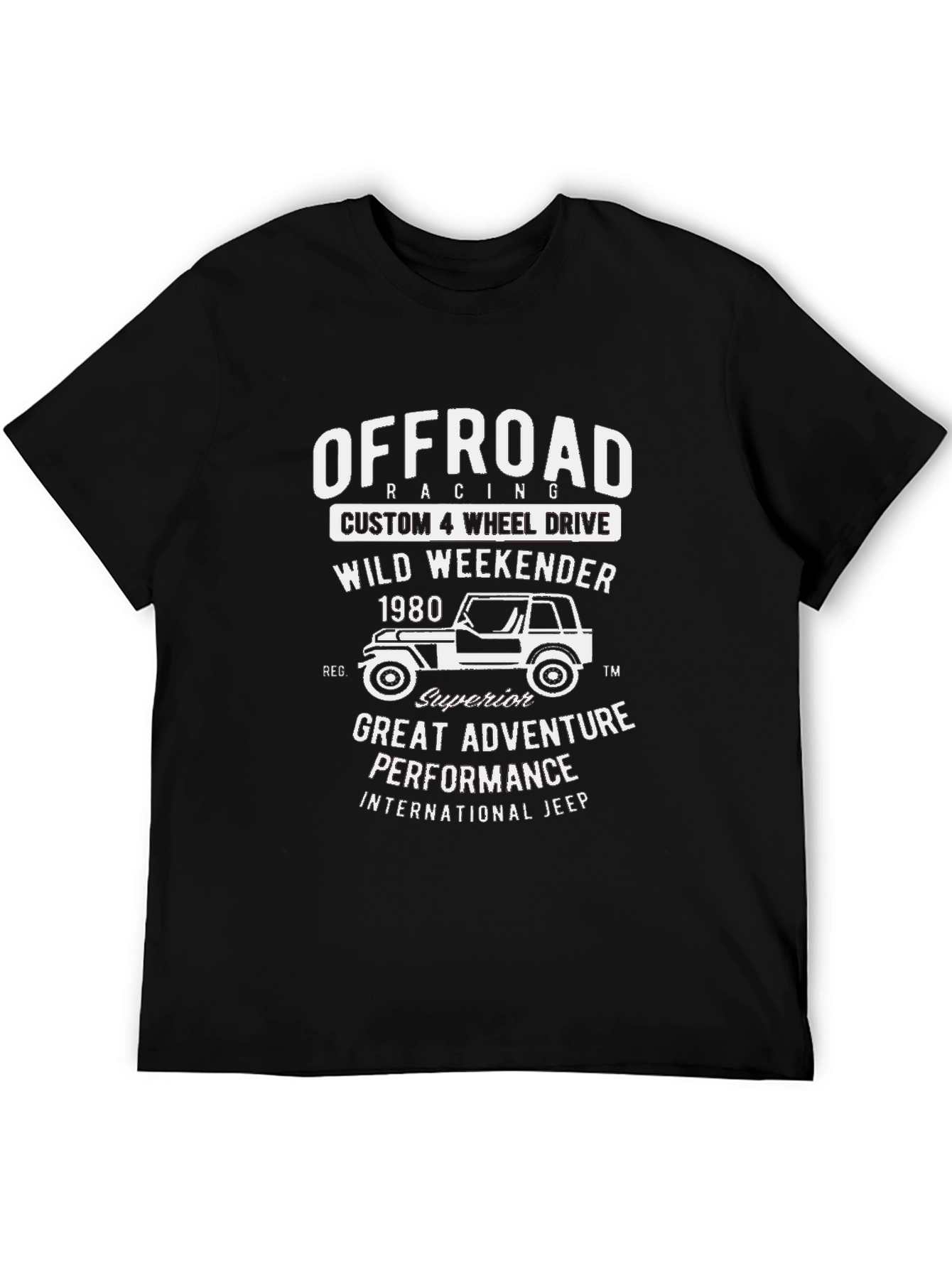 Offroad Racing Tee - Custom 4 Wheel Drive Design