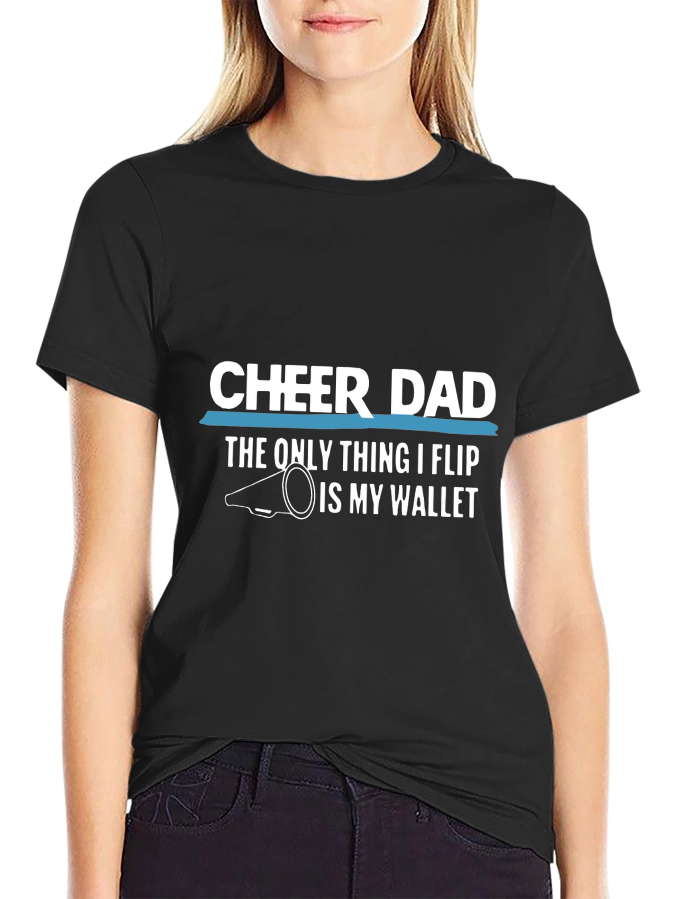 Cheer Dad T-Shirt - Funny Fathers Day Gift