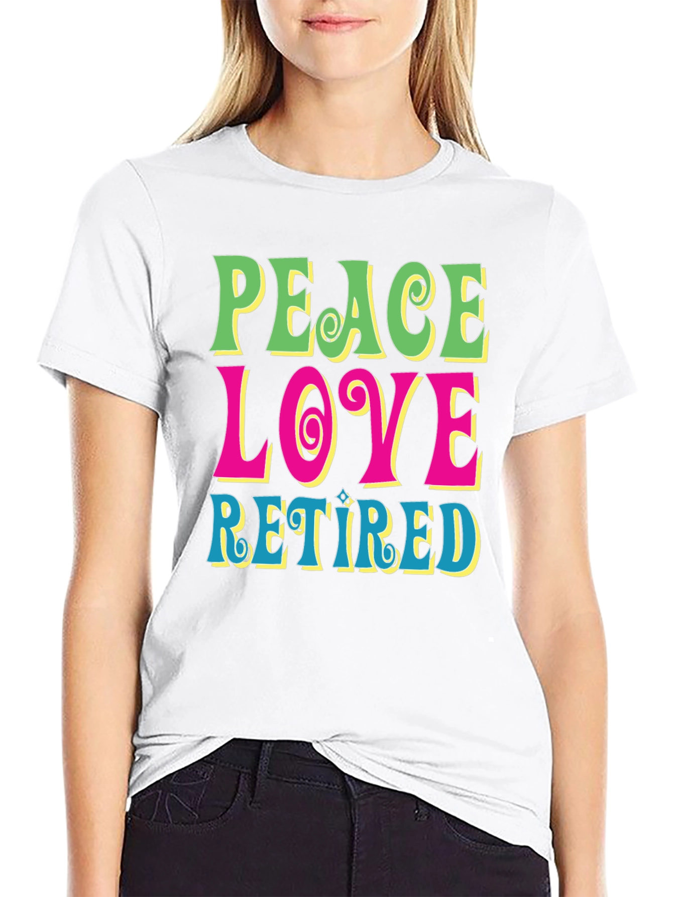 Peace Love Retired Graphic Tee