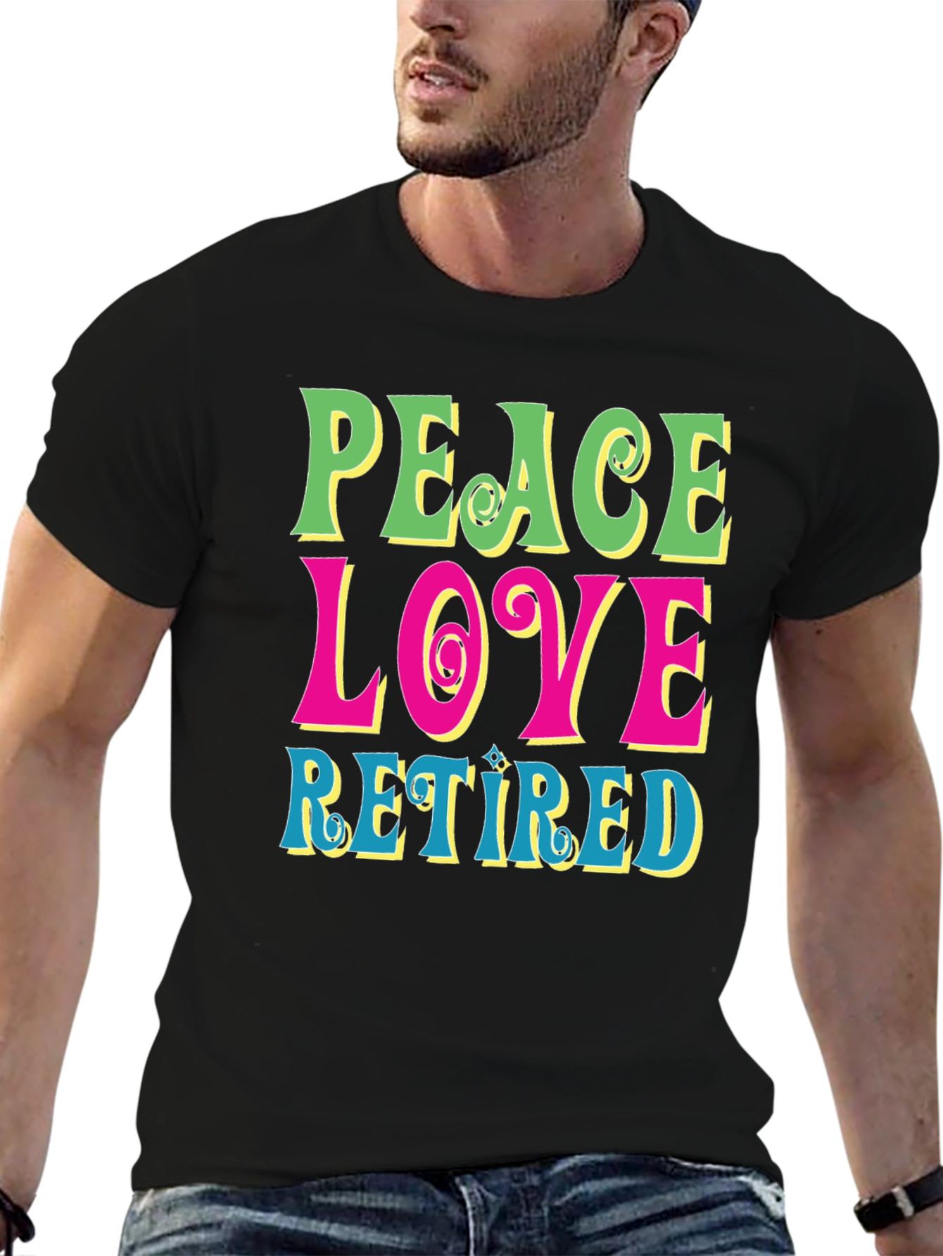Peace Love Retired Graphic Tee