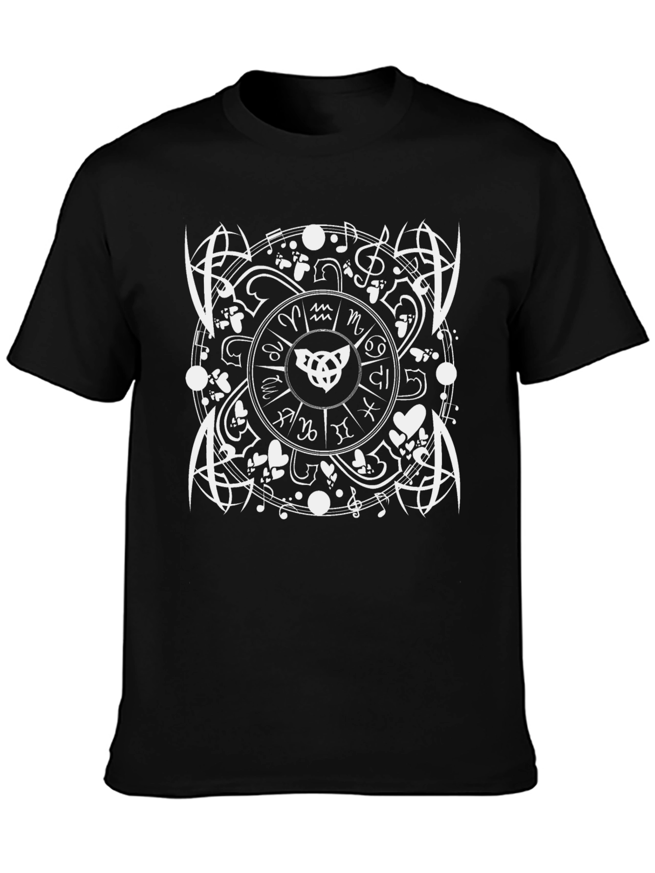 Wiccan Zodiac T-Shirt - Witchcraft Occult Tee