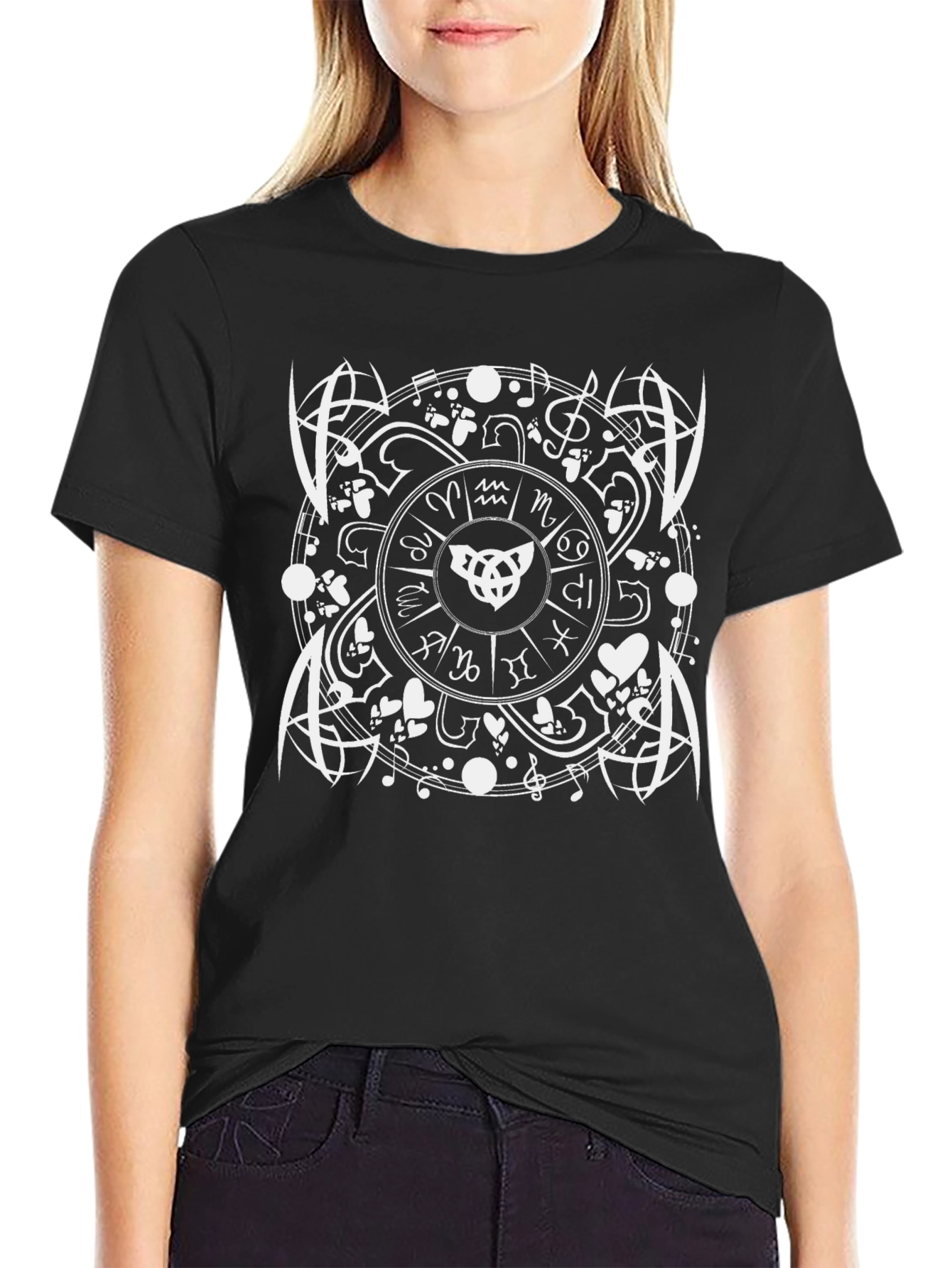 Wiccan Zodiac T-Shirt - Witchcraft Occult Tee
