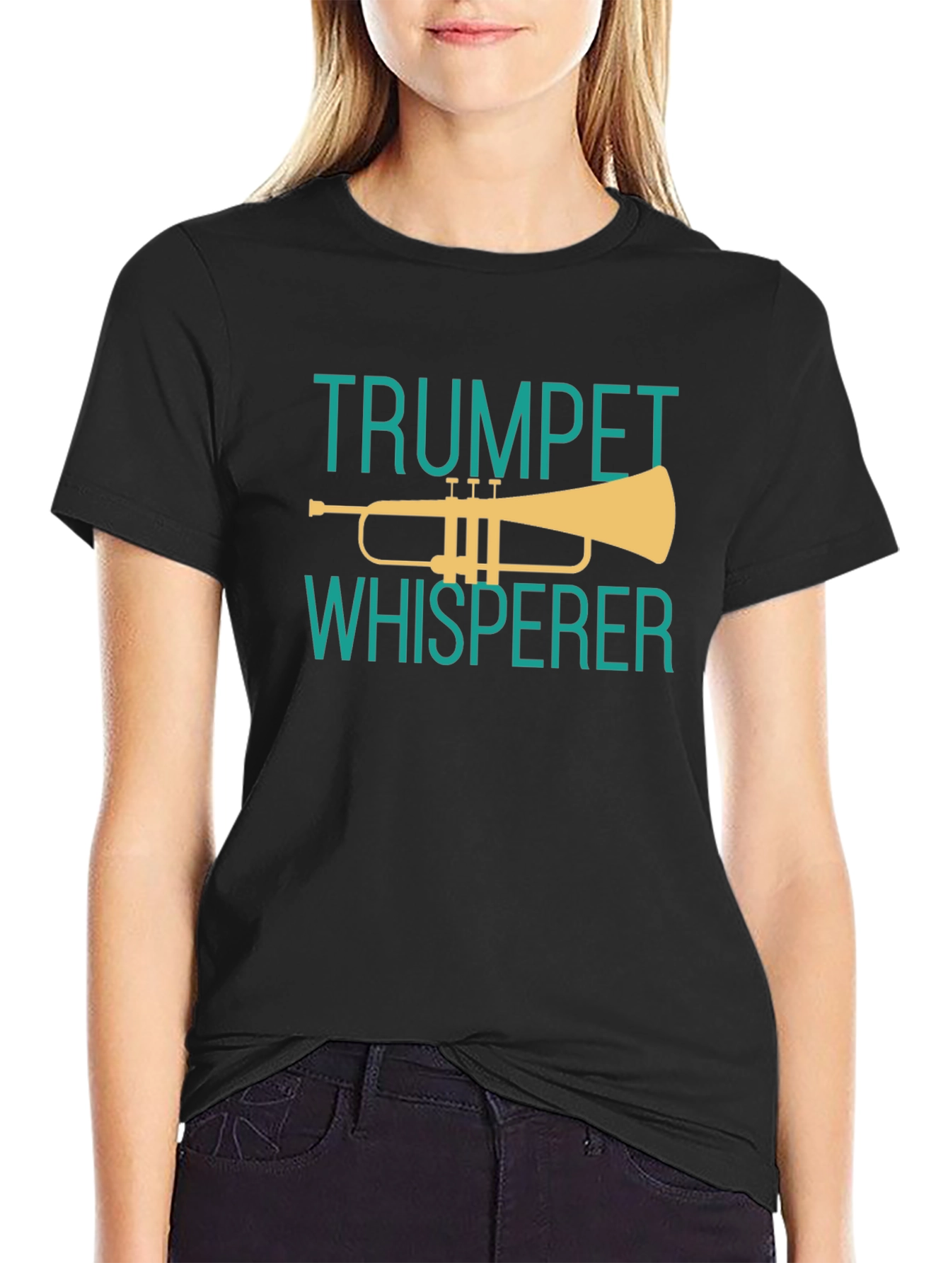 Trumpet Whisperer Graphic Tee - Music Lovers T-Shirt