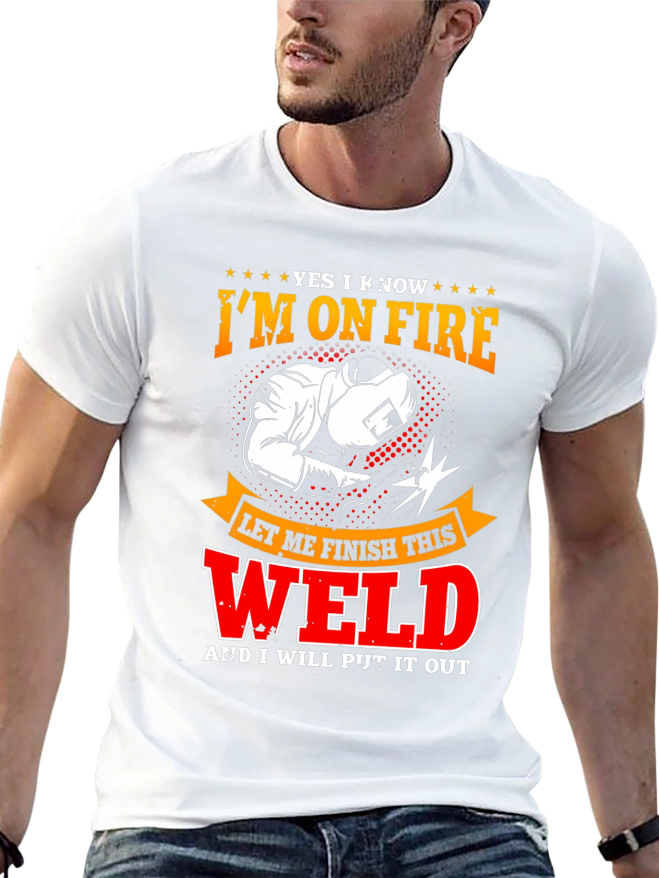 Im On Fire Welder T-Shirt