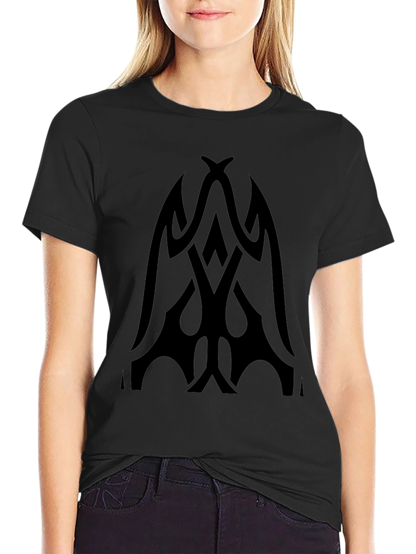 Tribal Graphic Black T-Shirt | Bold Statement Tee