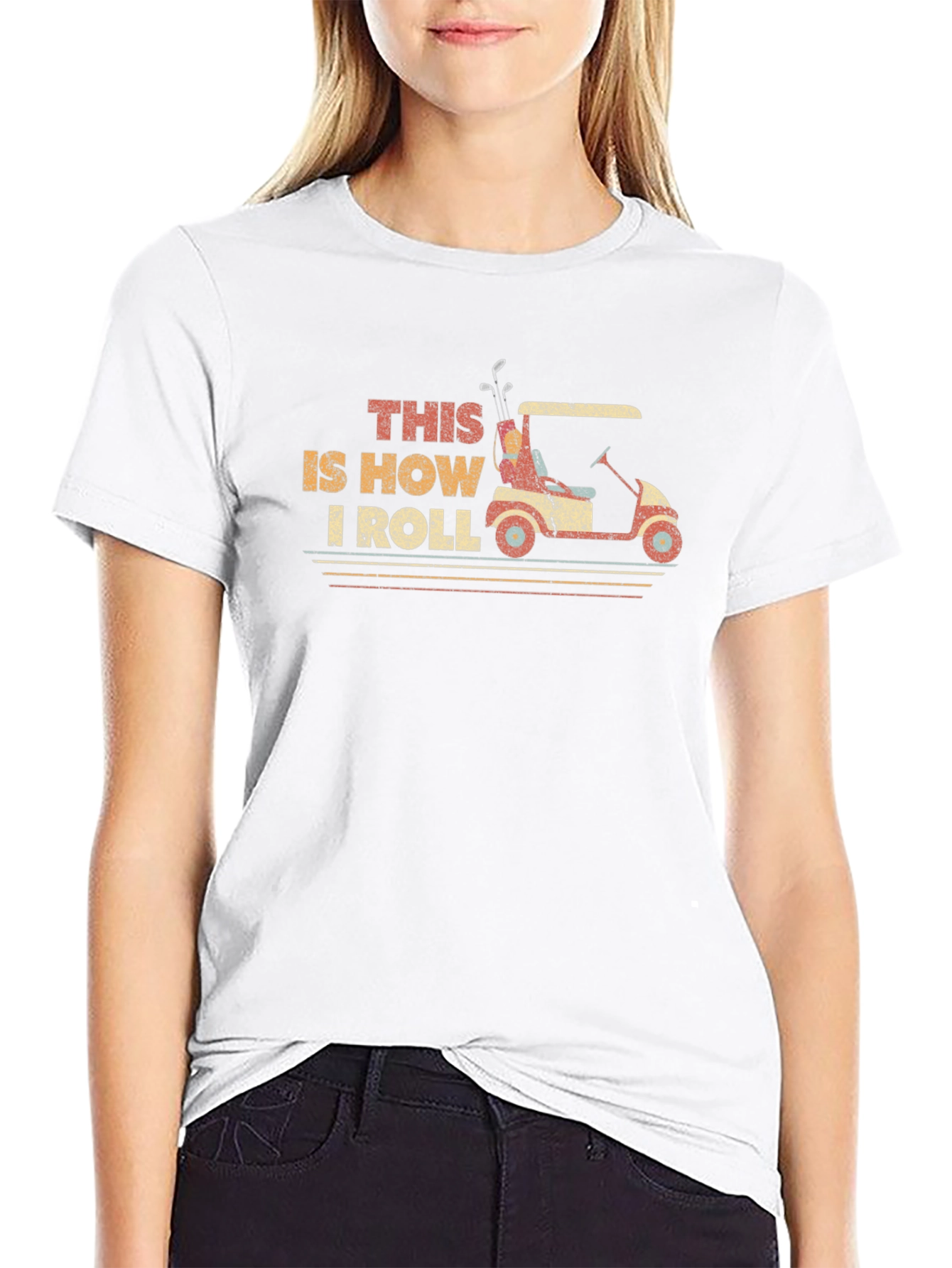 This is How I Roll - Golf T-Shirt