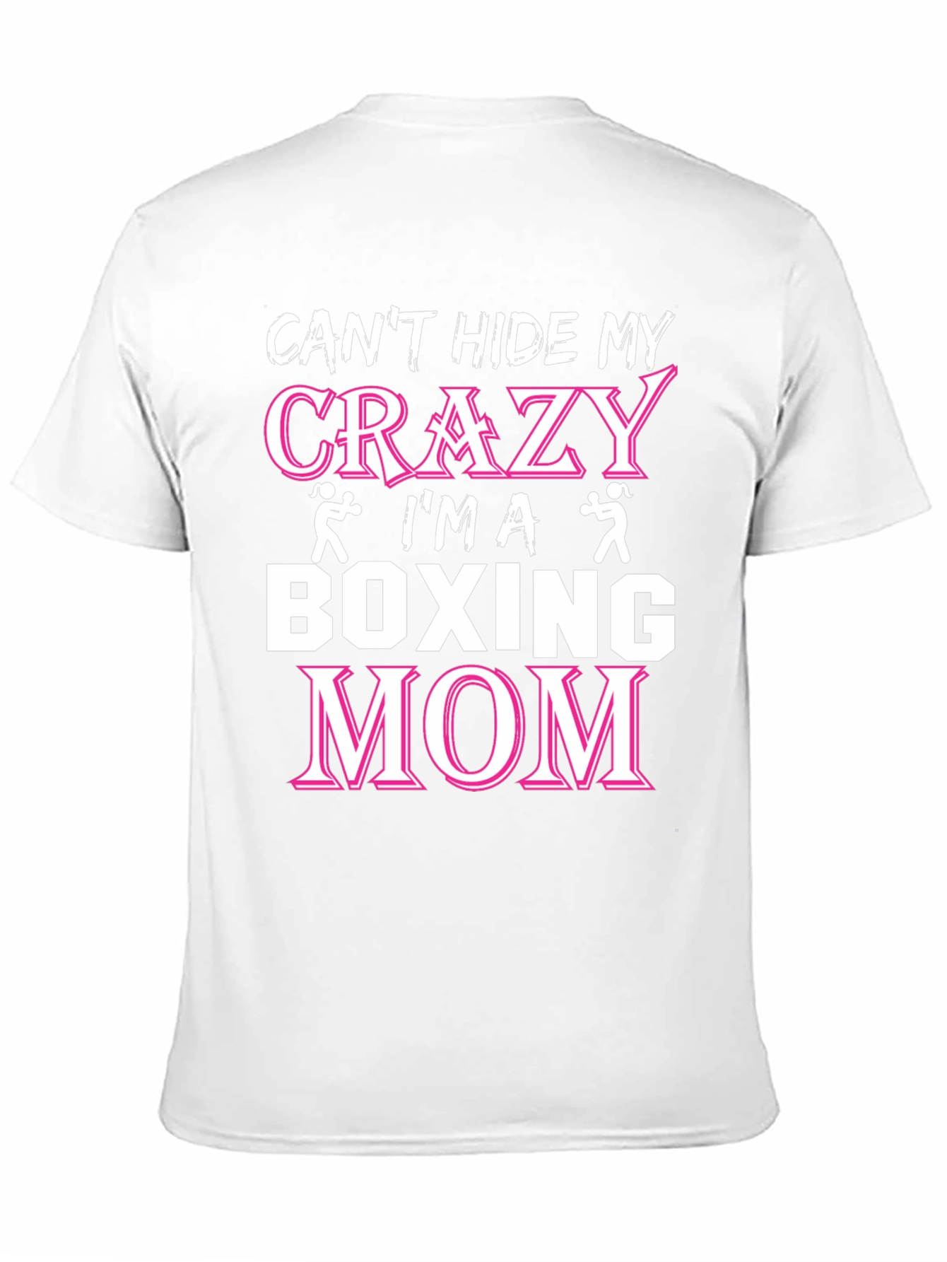 Crazy Boxing Mom Graphic T-Shirt