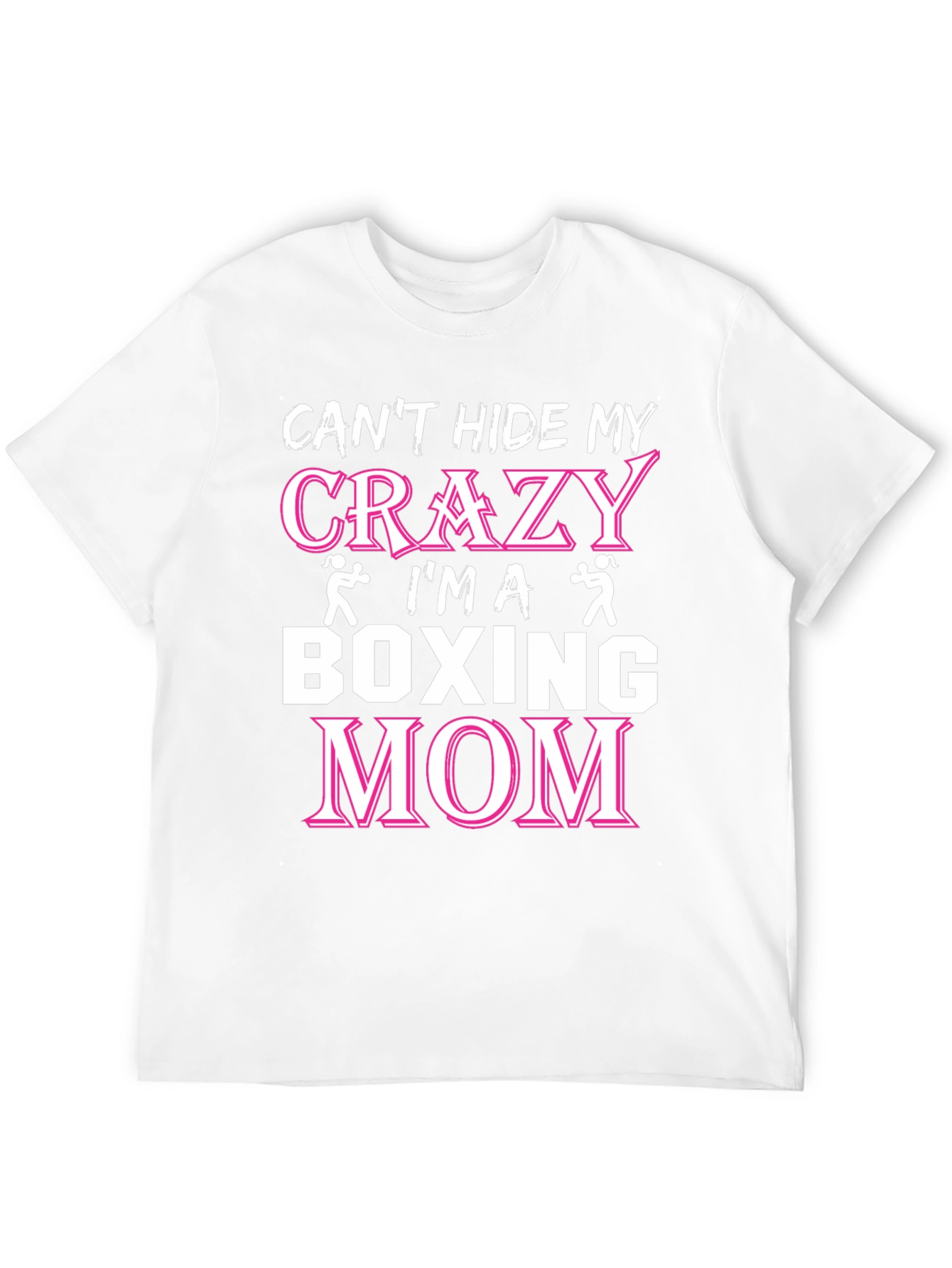 Crazy Boxing Mom Graphic T-Shirt
