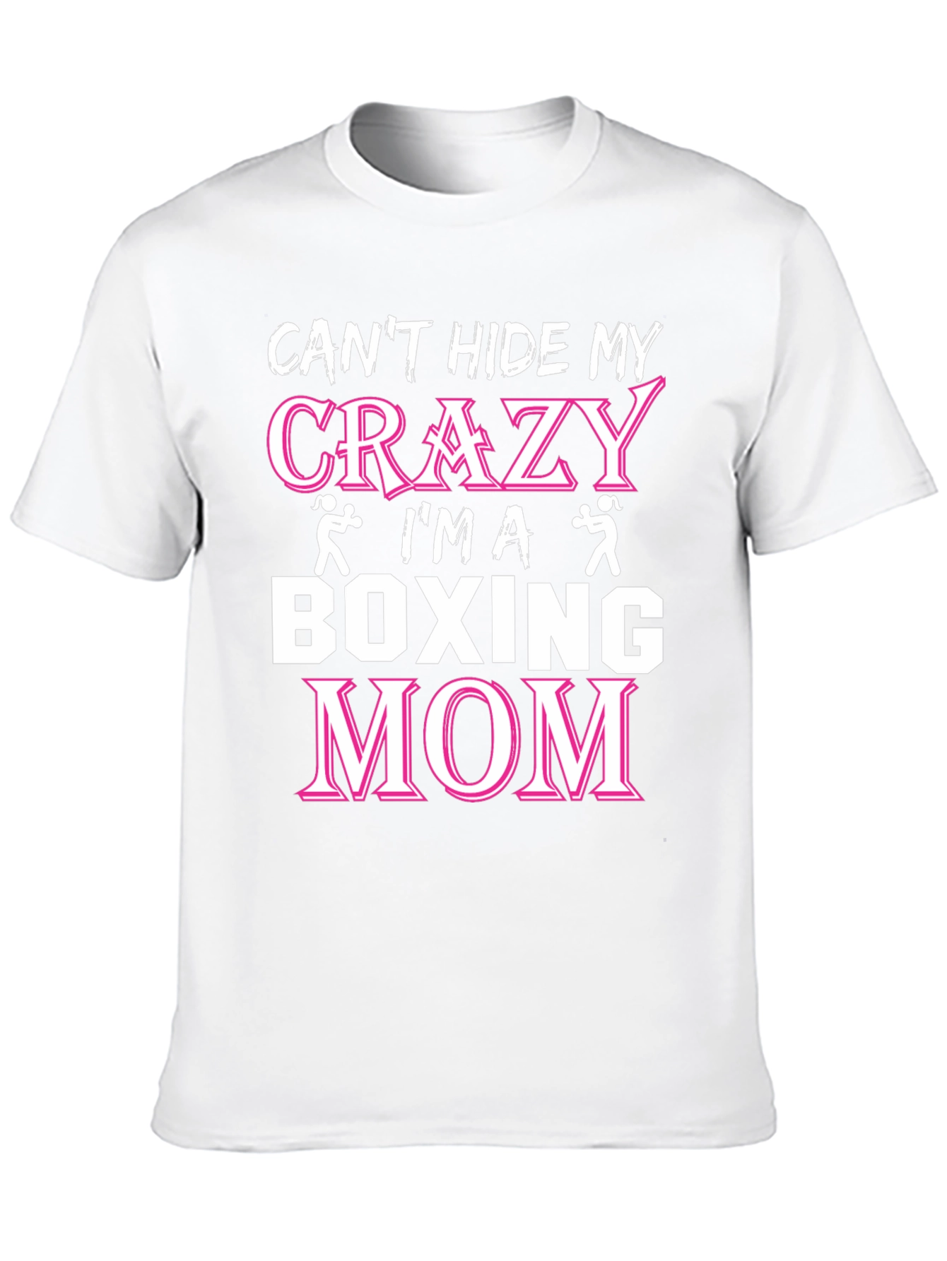 Crazy Boxing Mom Graphic T-Shirt