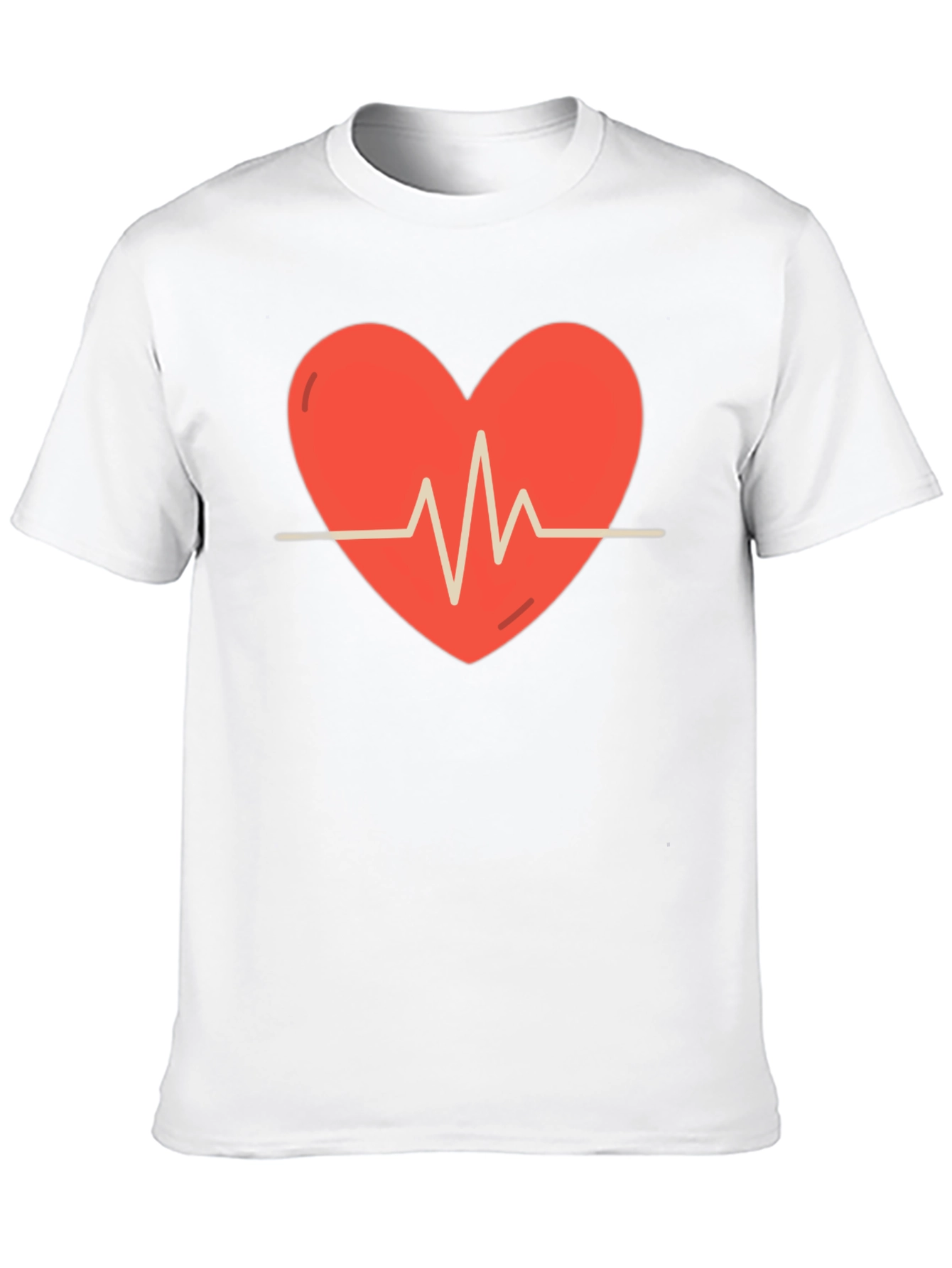 Heartbeat Graphic Tee - Stylish Comfort