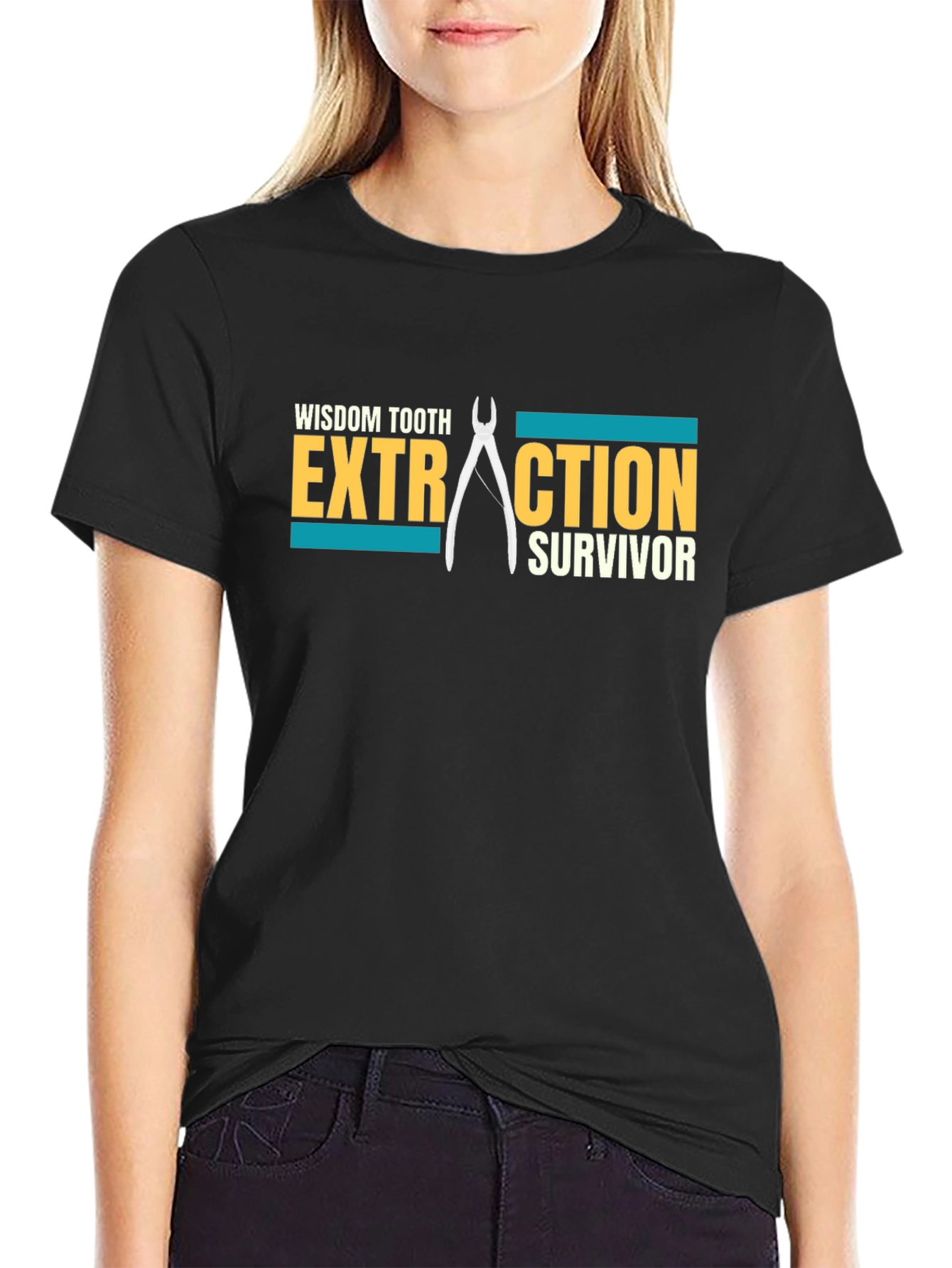 Wisdom Tooth Extraction Survivor Graphic T-Shirt