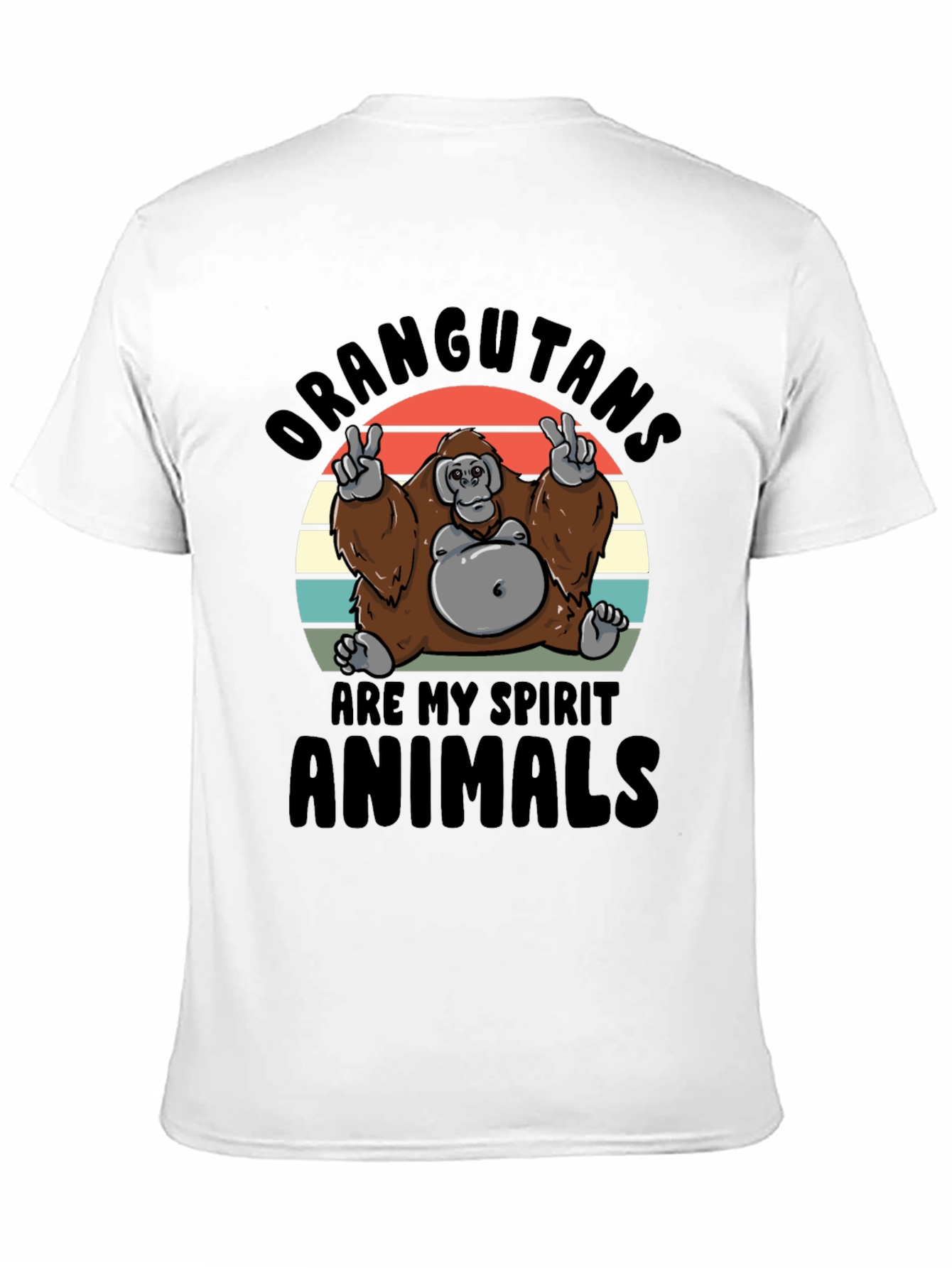 Orangutan Spirit Animal Graphic T-Shirt