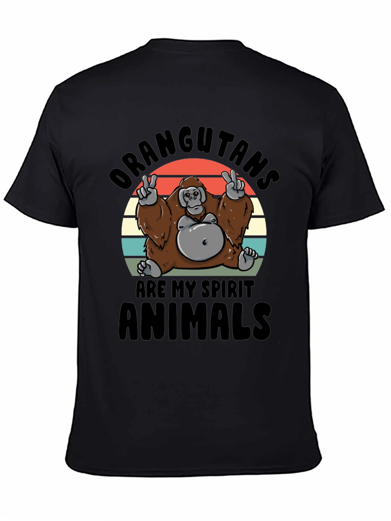 Orangutan Spirit Animal Graphic T-Shirt