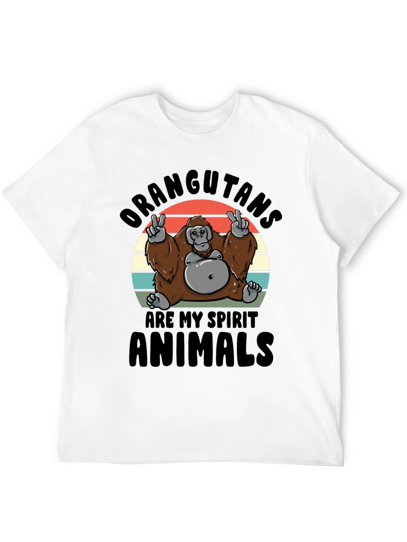 Orangutan Spirit Animal Graphic T-Shirt