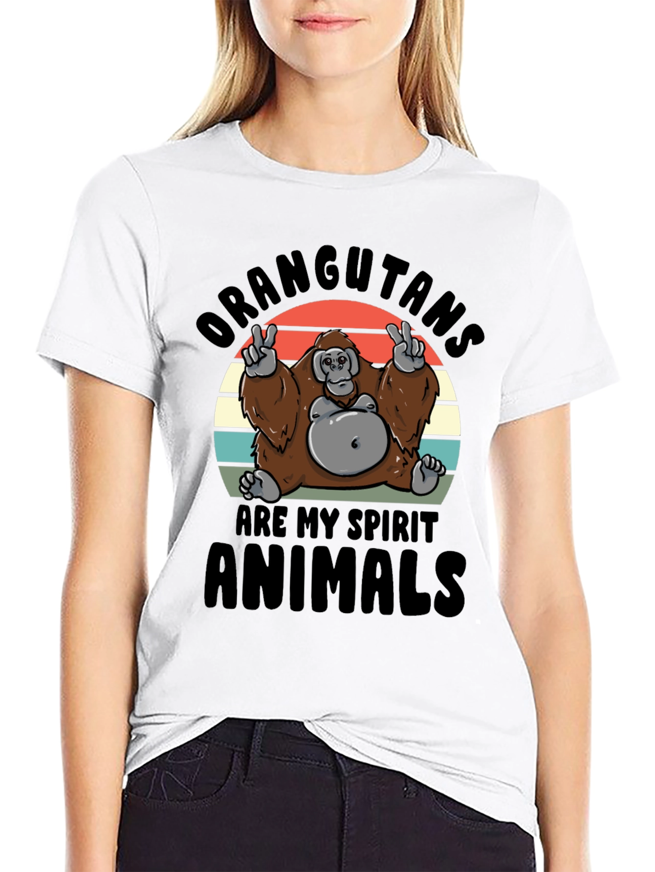 Orangutan Spirit Animal Graphic T-Shirt