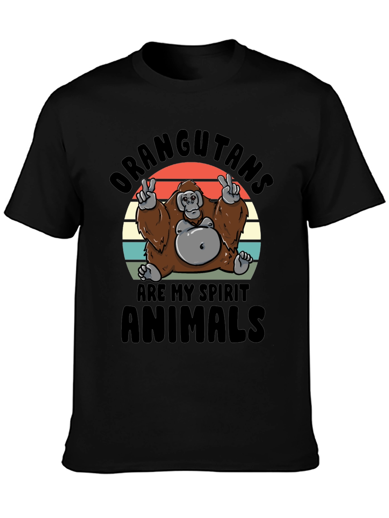 Orangutan Spirit Animal Graphic T-Shirt