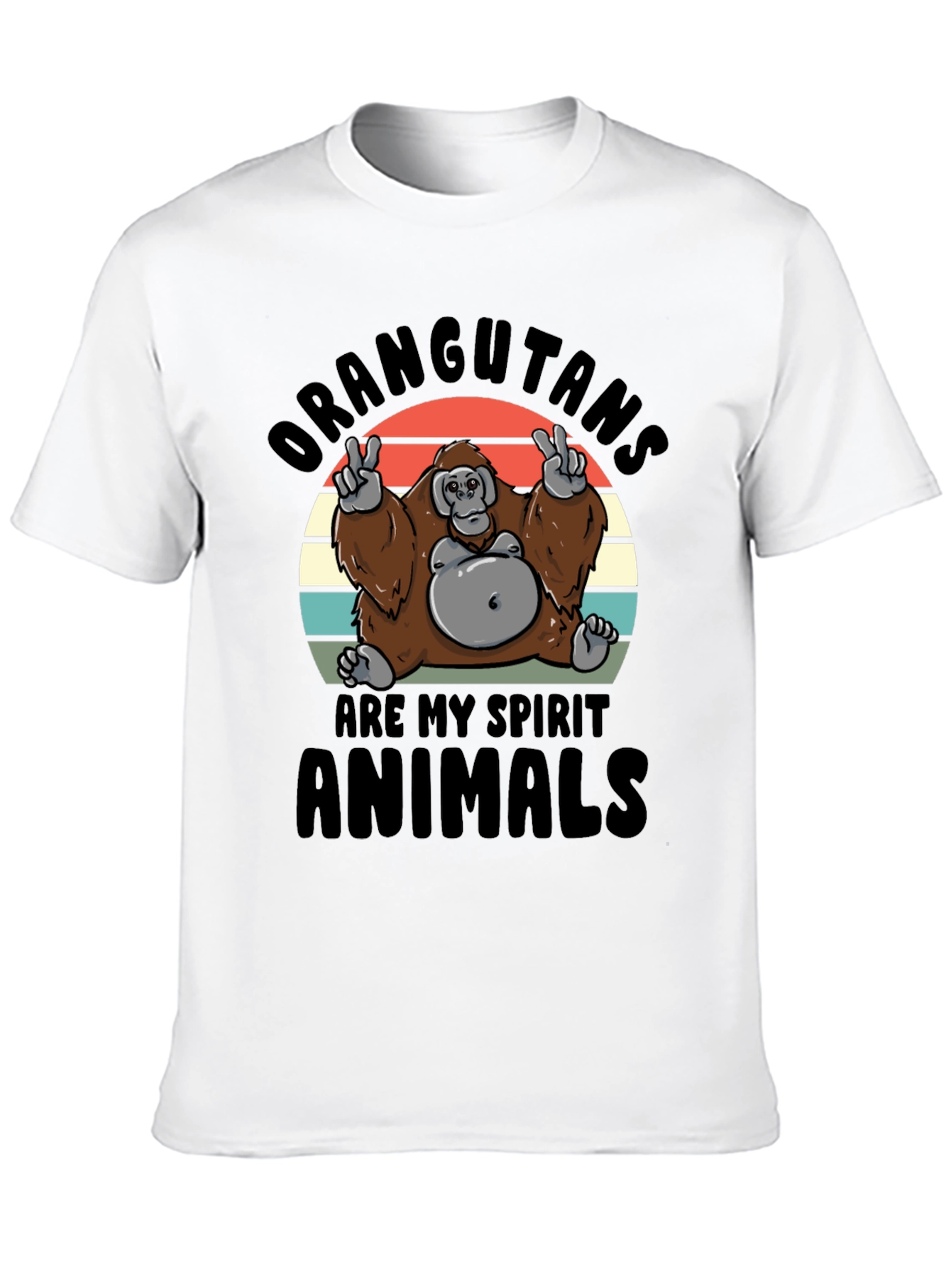 Orangutan Spirit Animal Graphic T-Shirt