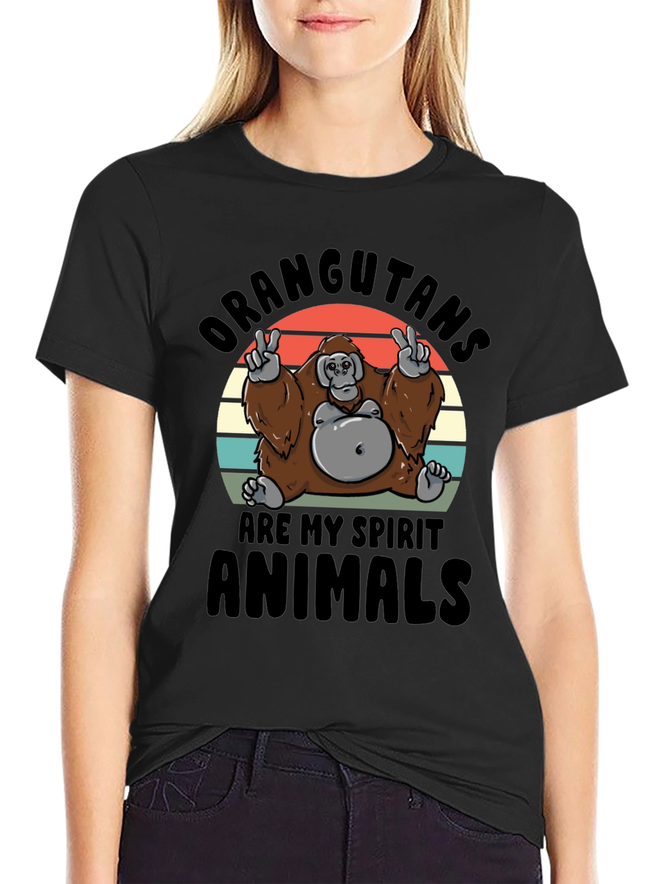 Orangutan Spirit Animal Graphic T-Shirt