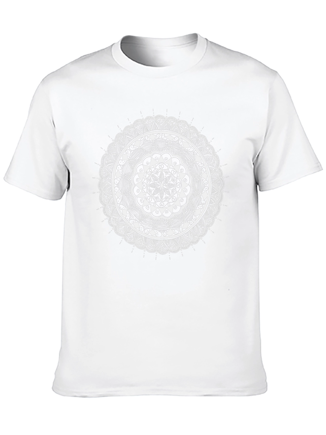 Mandala Art Black T-Shirt
