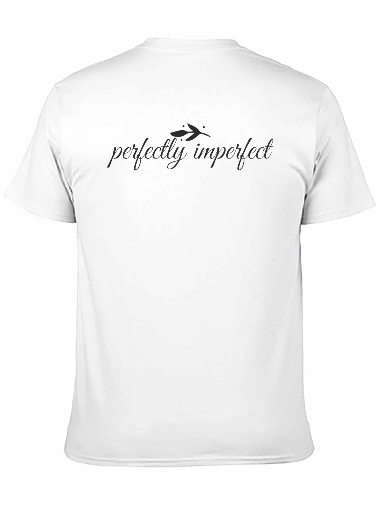 Perfectly Imperfect Black Graphic Tee