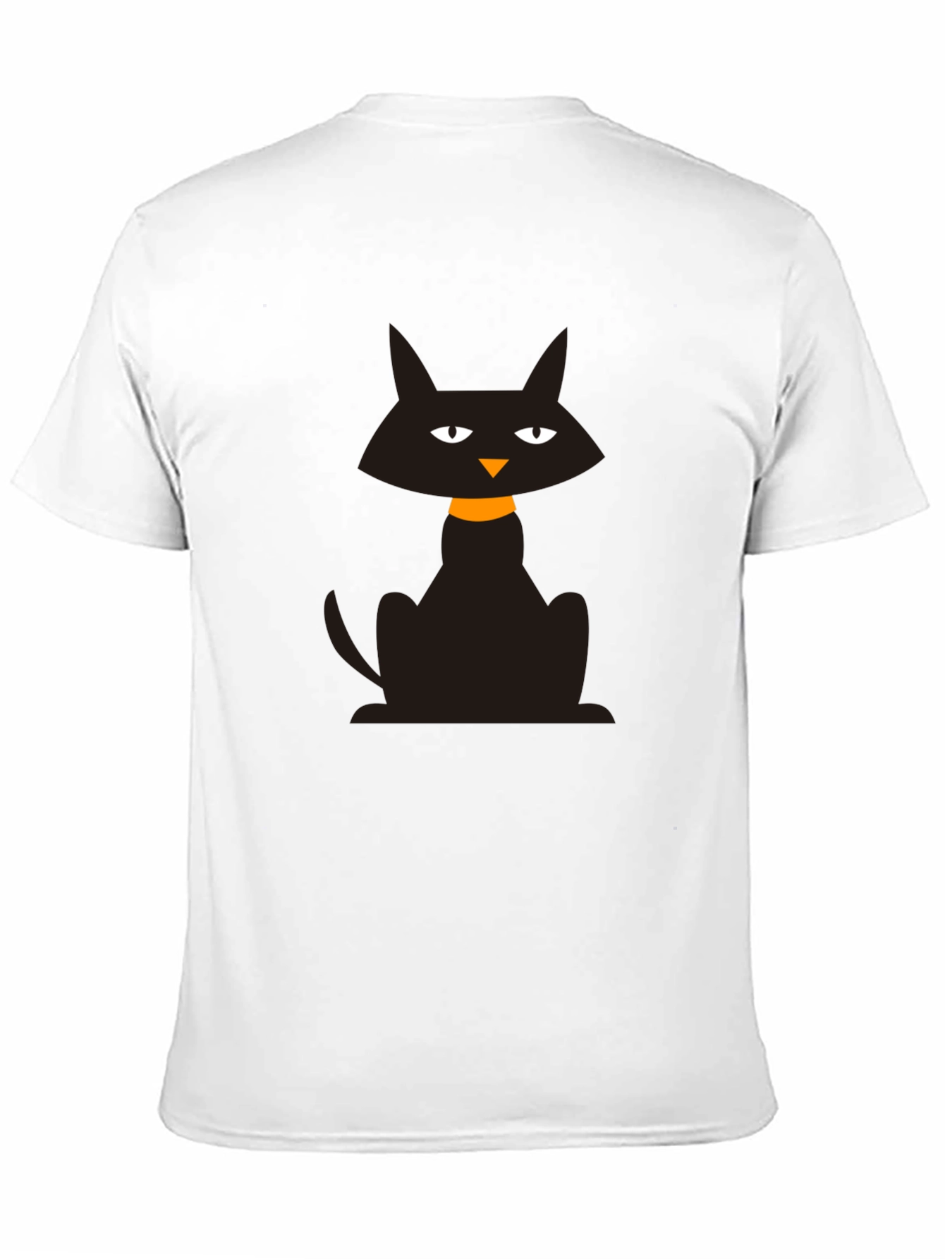 Black Cat Graphic T-Shirt - Halloween Style