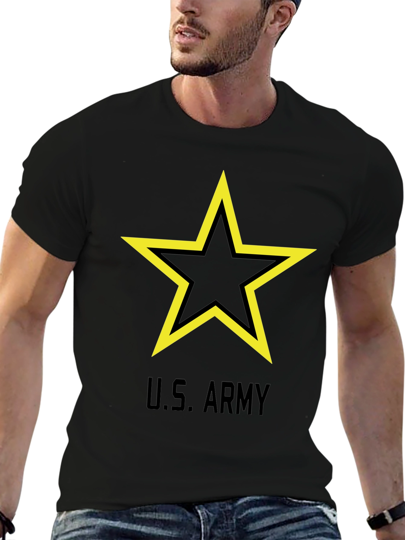 U.S. Army Star Graphic Black T-Shirt