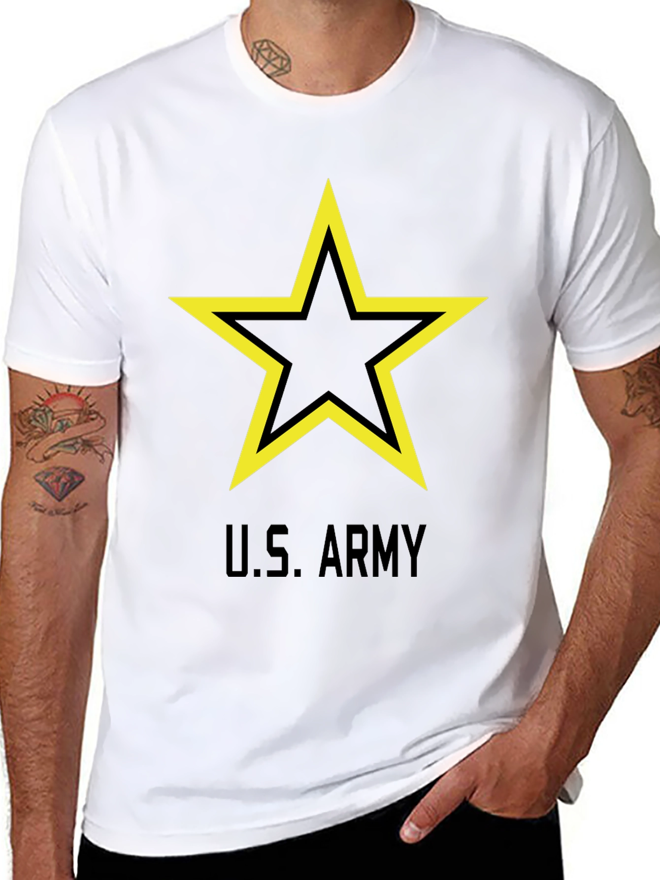 U.S. Army Star Graphic Black T-Shirt