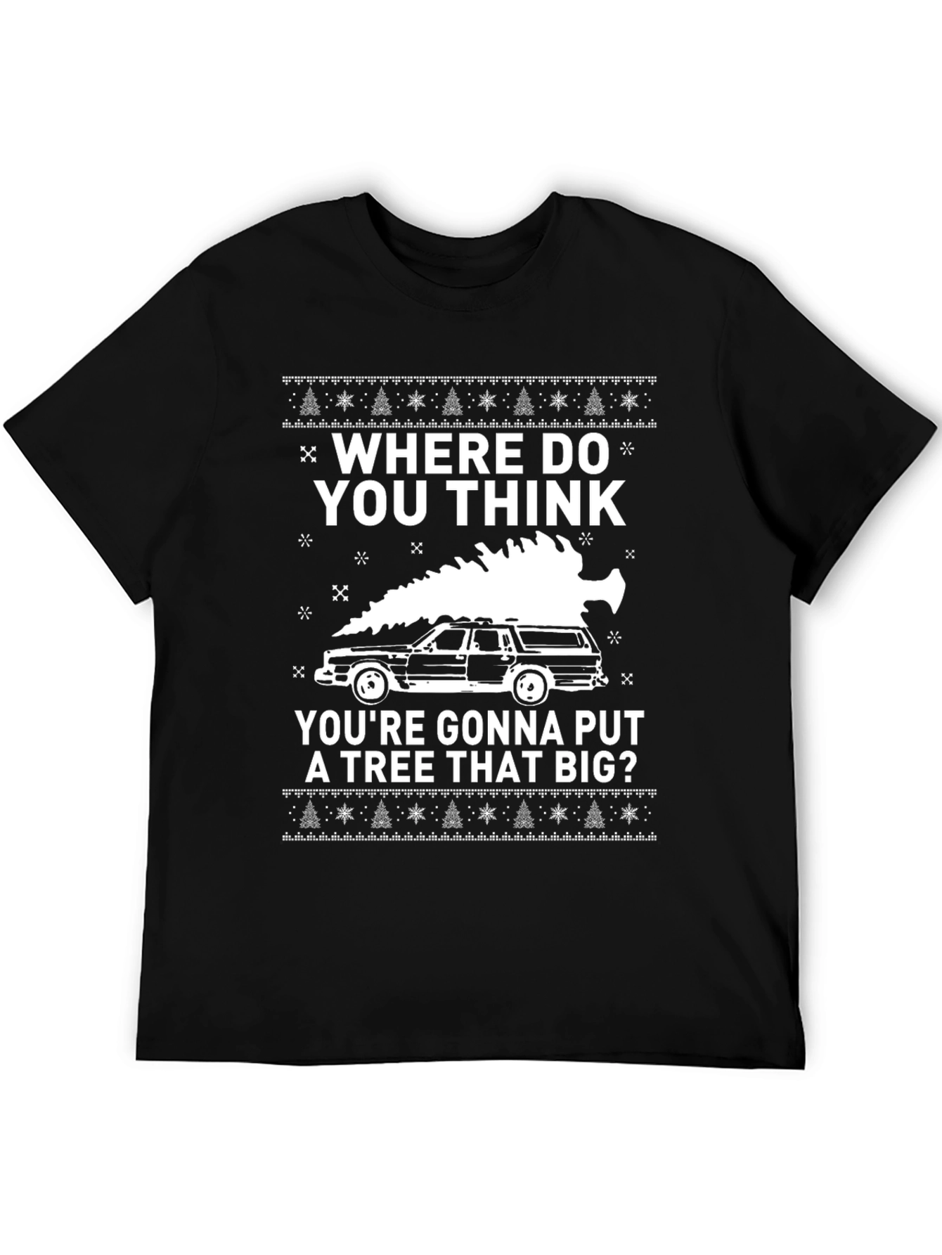 Funny Christmas Vacation Tree Car T-Shirt
