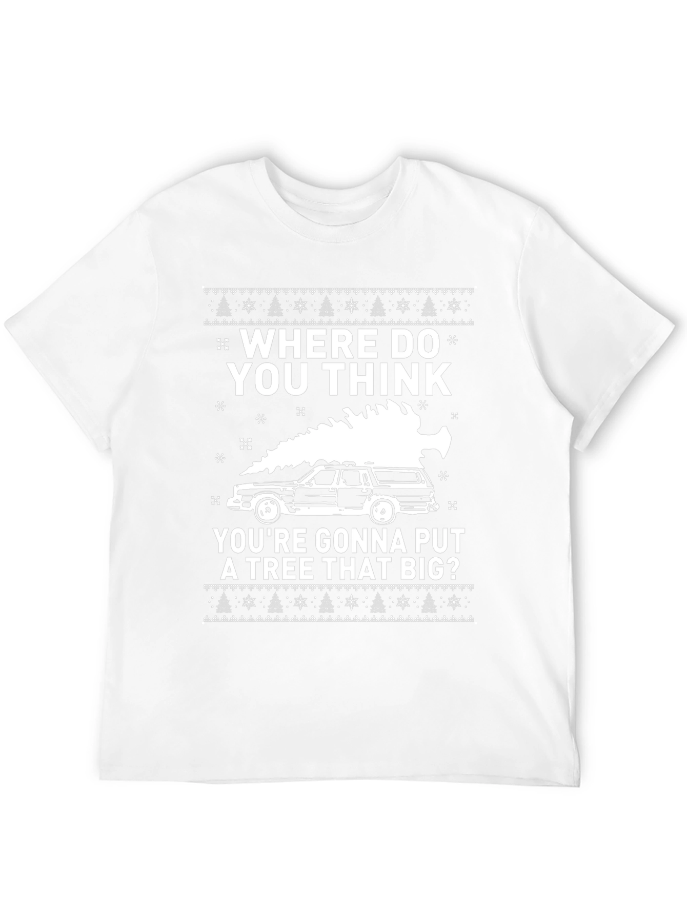 Funny Christmas Vacation Tree Car T-Shirt